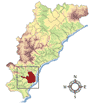 Immagine: mappa con la posizione del Comune di Albenga