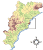 Immagine: mappa con la posizione del Comune di Bergeggi