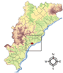 Immagine: mappa con la posizione del Comune di Borgio Verezzi