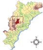 Immagine: mappa con la posizione del Comune di Bormida