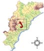 Immagine: mappa con la posizione del Comune di Calice Ligure