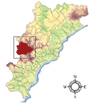Immagine: mappa con la posizione del Comune di Calizzano