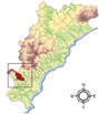 Immagine: mappa con la posizione del Comune di Castelbianco