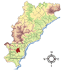 Immagine: mappa con la posizione del Comune di Cisano sul Neva