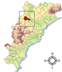 Immagine: mappa con la posizione del Comune di Cosseria