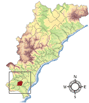 Immagine: mappa con la posizione del Comune di Garlenda