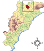 Immagine: mappa con la posizione del Comune di Giusvalla