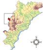 Immagine: mappa con la posizione del Comune di Massimino