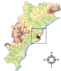 Immagine: mappa con la posizione del Comune di Noli