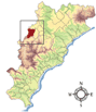 Immagine: mappa con la posizione del Comune di Roccavignale