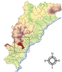 Immagine: mappa con la posizione del Comune di Toirano