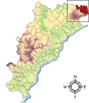 Immagine: mappa con la posizione del Comune di Urbe